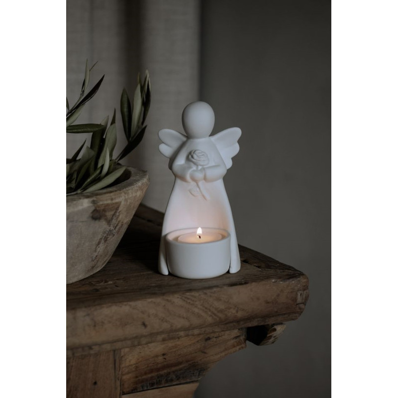 Majas Cottage Ängel Ljushållare Tack Gåvobox 