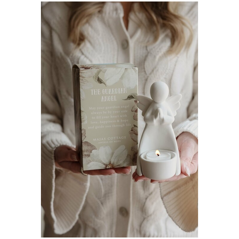 Majas Cottage Ängel Ljushållare Skyddsängel Gåvobox 