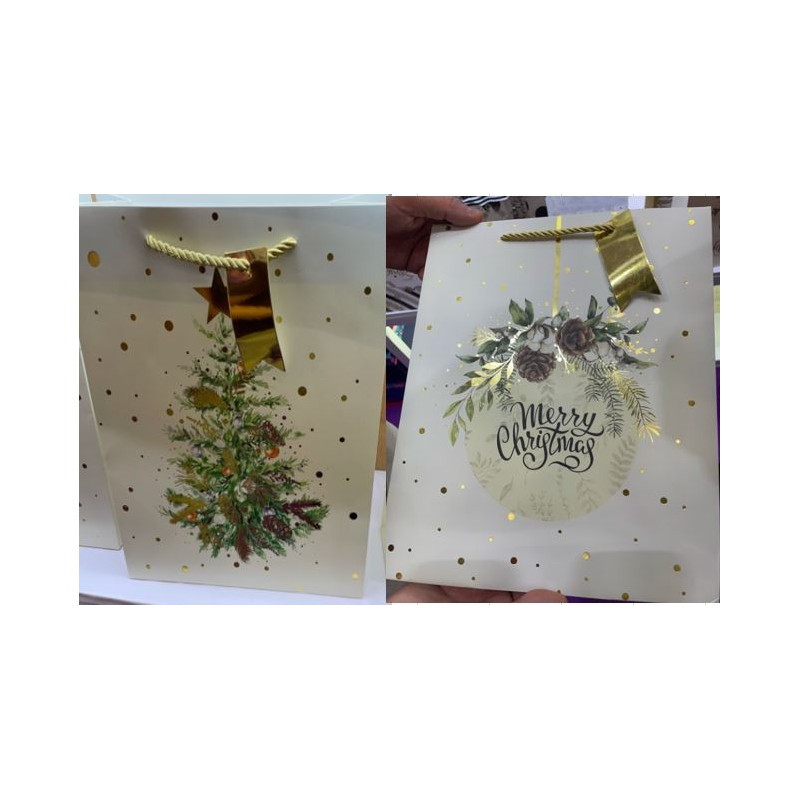 Presentpåse Jul 2-pack 32x26 cm