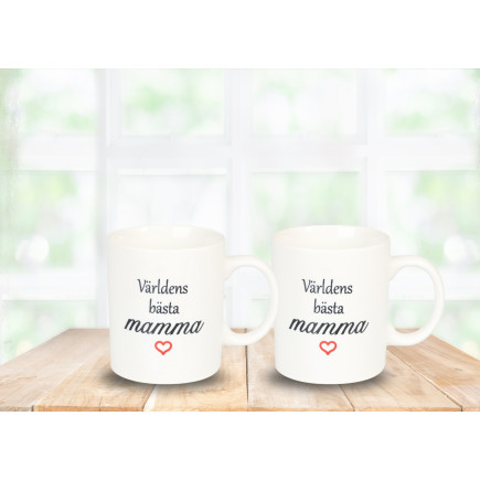 Mugg Världens bästa mamma