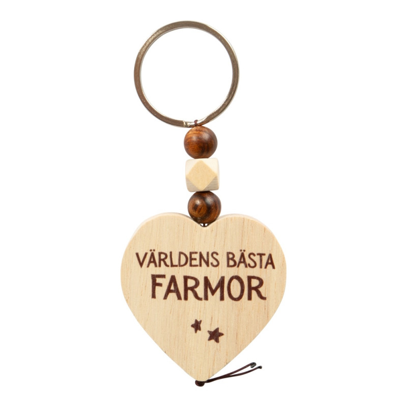 Nyckelring Världens Bästa Farmor