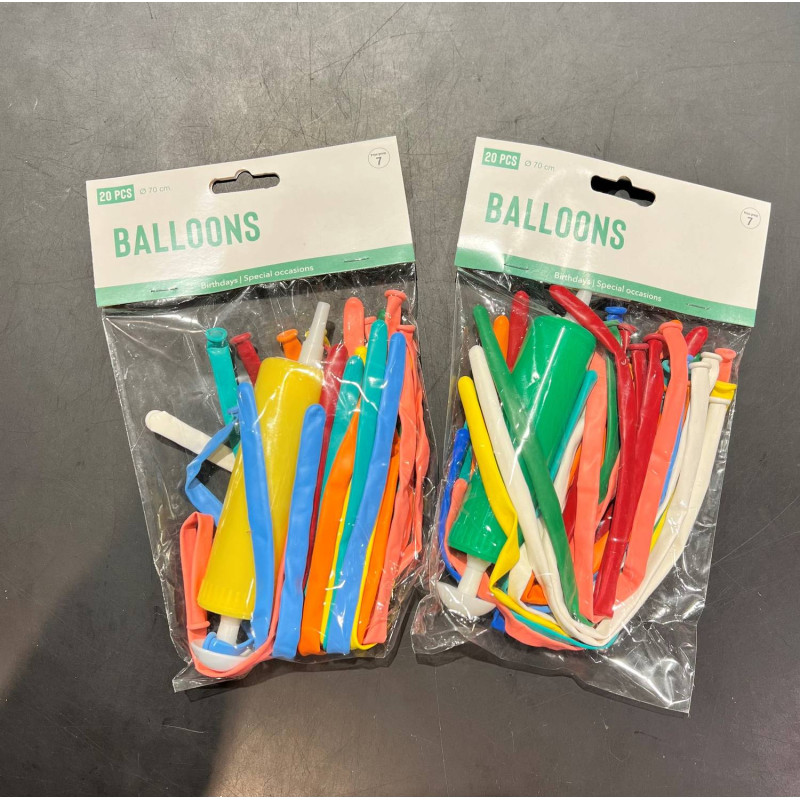 Ballong Figurballonger 20-pack Latex