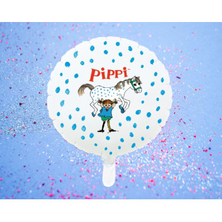 Ballong Pippi Långstrump Rund Folie Ballong Pippi Långstrump Rund Folie