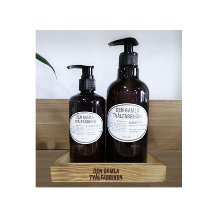 Presentset Handtvål/handkräm Ros/Rabarber 300 ml