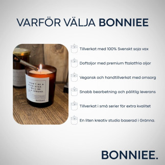 Bonniee Doftljus Vaniljkola 150 gram