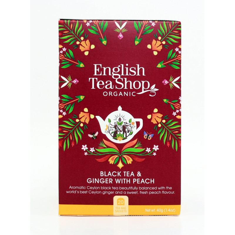 Te Svart Ingefära Persika 