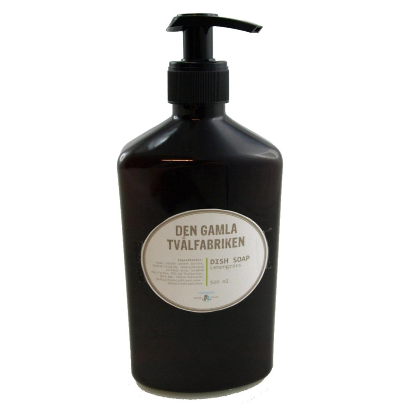 Diskmedel med pump citrongräs 520ml