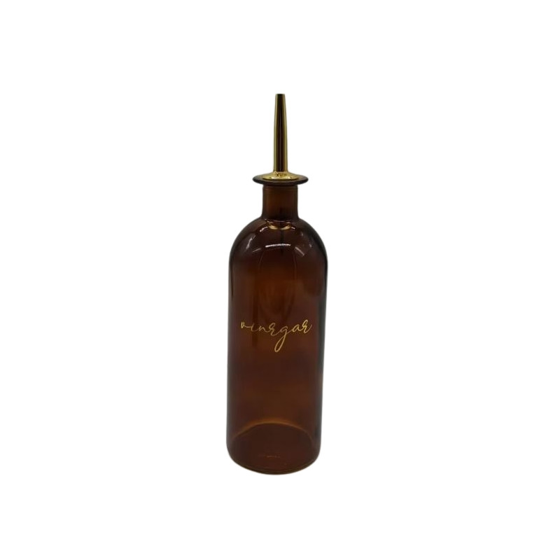 Flaska Glas Vinäger Pipkork Brun 500 ml