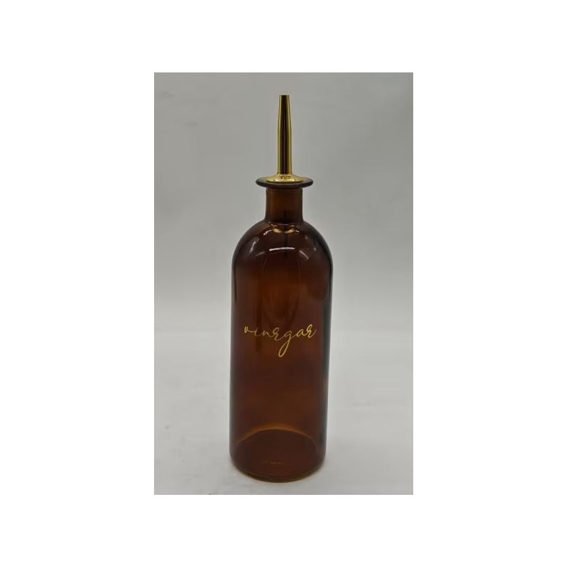 Flaska Glas Vinäger Pipkork Brun 500 ml