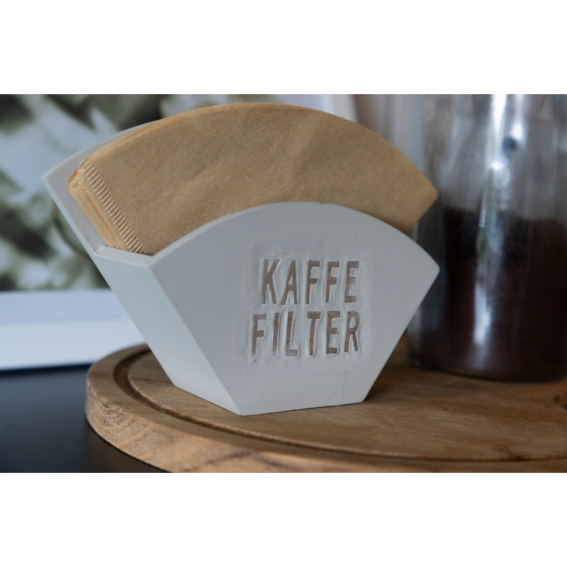 Kaffefilter hållare Sandfärgad Trä 