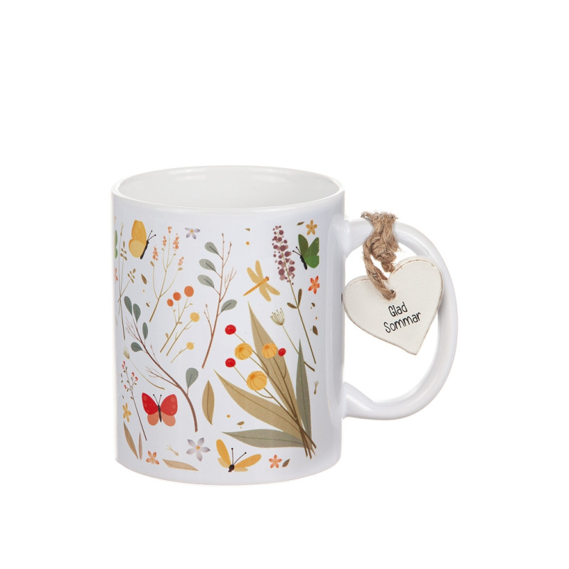 Mugg Sommar Keramik 10 cm