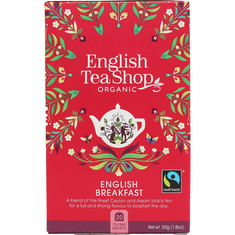 Te Svart English Breakfast 20 påsar EKOLOGISK