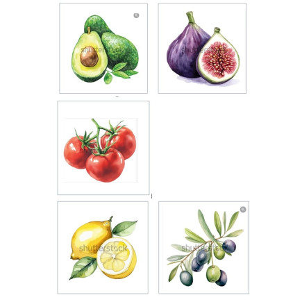 Disktrasa Diskduk Grönsaker Citrus