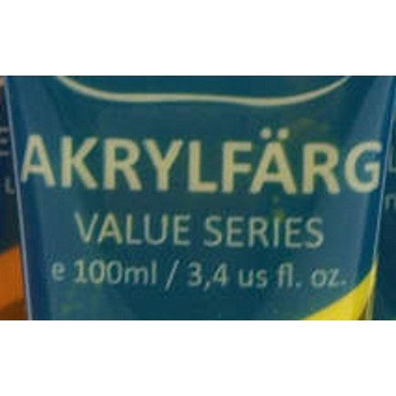 Akrylfärg 10 olika färger 100 ml