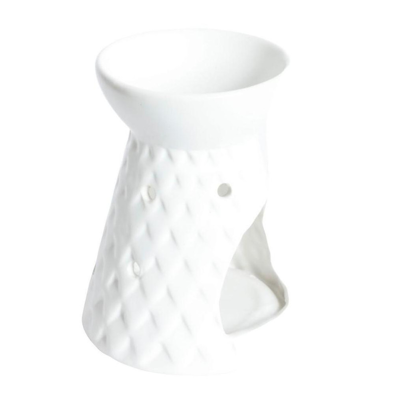 Oljebrännare Aromalampa Vit 10 cm