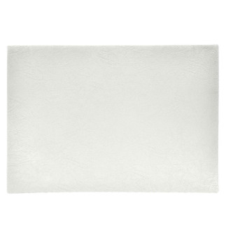 Underlägg Läderlook vitt 43x30 cm 4-pack