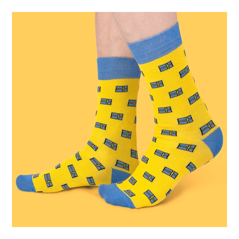 Strumpor Sweden Gula stl 41-46