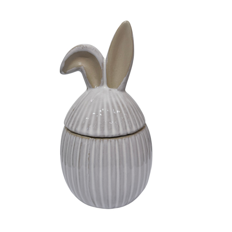 Kanin Ägg Godiskanin Godisskål Vit Porslin 16 cm Kanin Ägg Godiskanin Godisskål Vit Porslin 16 cm