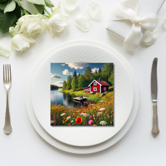 Servetter Småland 33x33 cm 20-pack