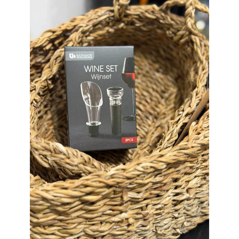 Vinset Vinhällare Vinkork 2 delar