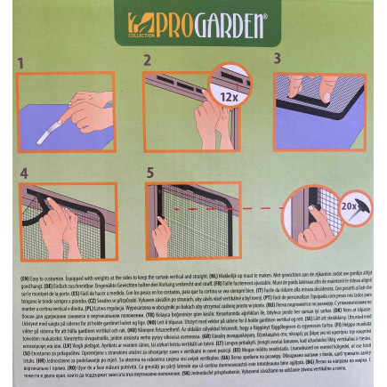 Insektsnät Myggskydd Dörr 50x210 cm Svart 2-pack