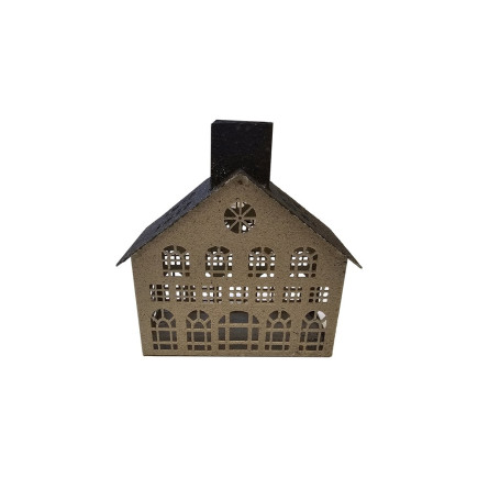 Lykta Hus Beige 20 cm