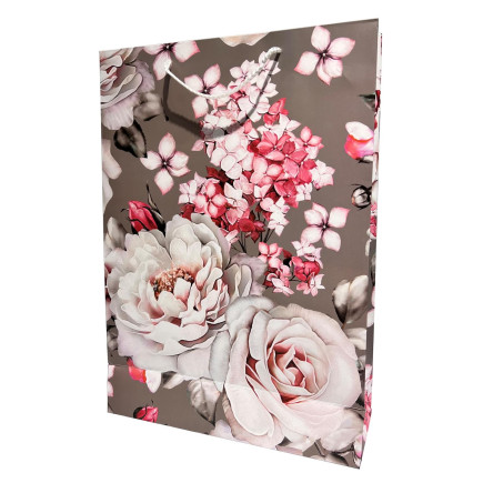 Presentpåse Blommor 3-pack 44x31x12 cm