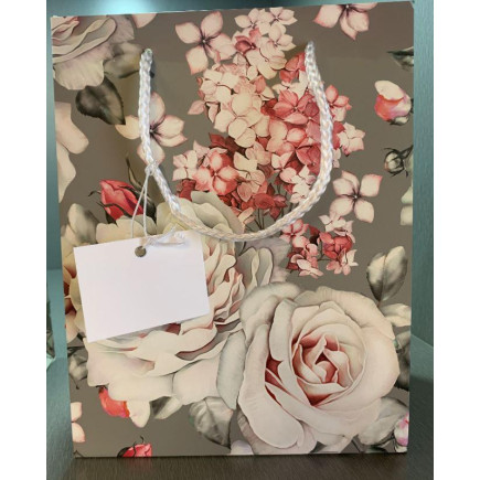 Presentpåse Blommor 3-pack 44x31x12 cm
