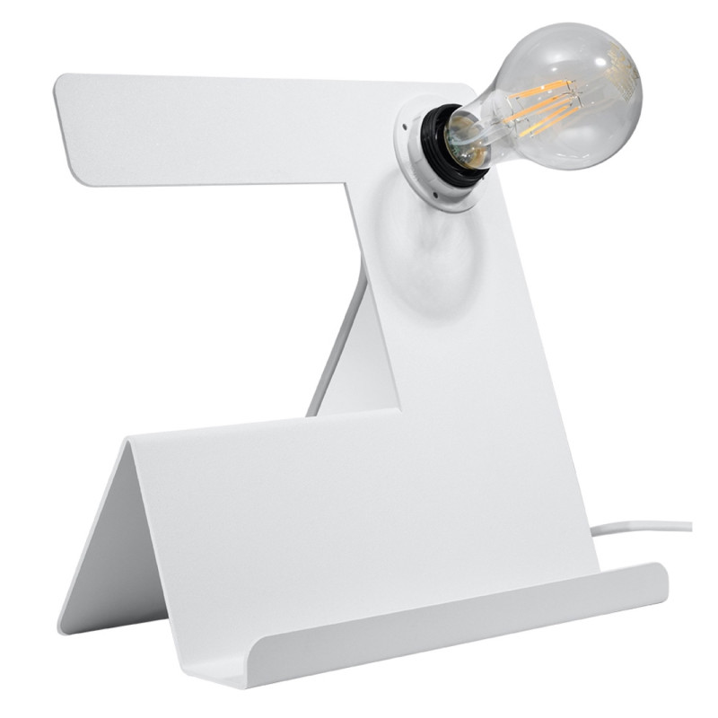 Bordslampa INCLINE vit