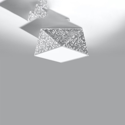 Taklampa HEXA 25 silver