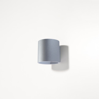 Vägglampa ORBIS 1 grå