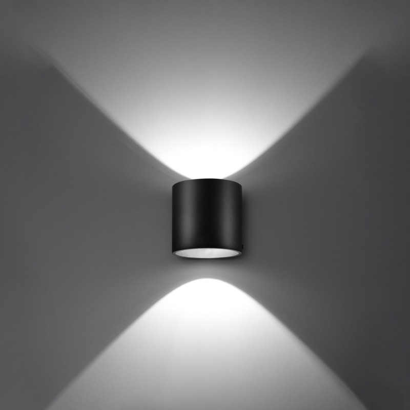 Vägglampa ORBIS 1 svart
