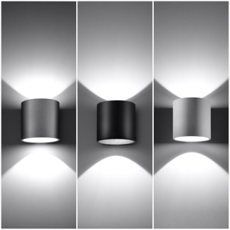 Vägglampa ORBIS 1 svart