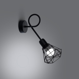 Vägglampa ARTEMIS 1S svart