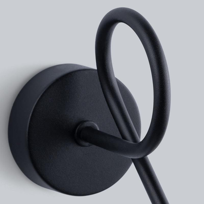 Vägglampa ARTEMIS 1S svart