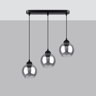 Pendel lampa ALINO 3 svart