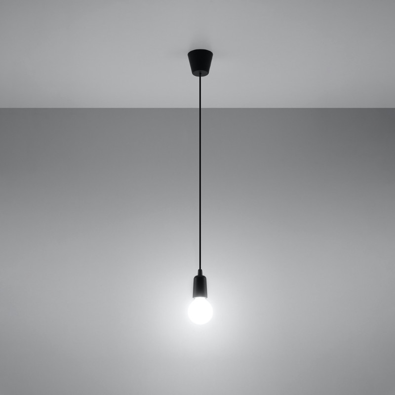 Pendel lampa DIEGO 1 svart Pendel lampa DIEGO 1 svart