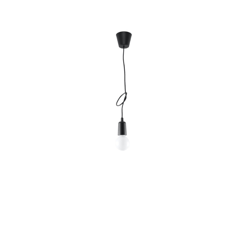 Pendel lampa DIEGO 1 svart Pendel lampa DIEGO 1 svart