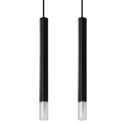 Pendel lampa WEZYR 2 svart