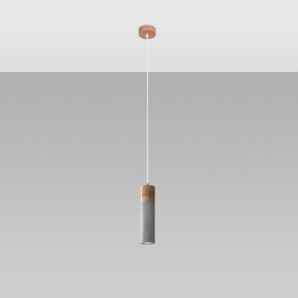 Pendel lampa ZANE 1 grå