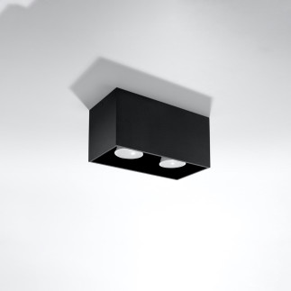 Taklampa QUAD svart