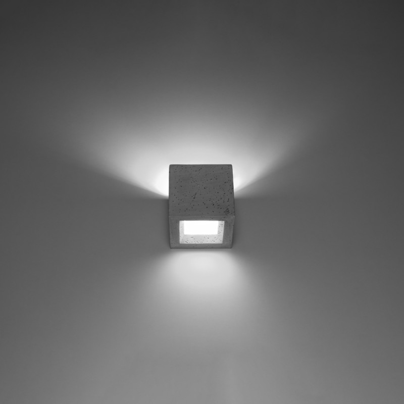 Vägglampa LEO betong