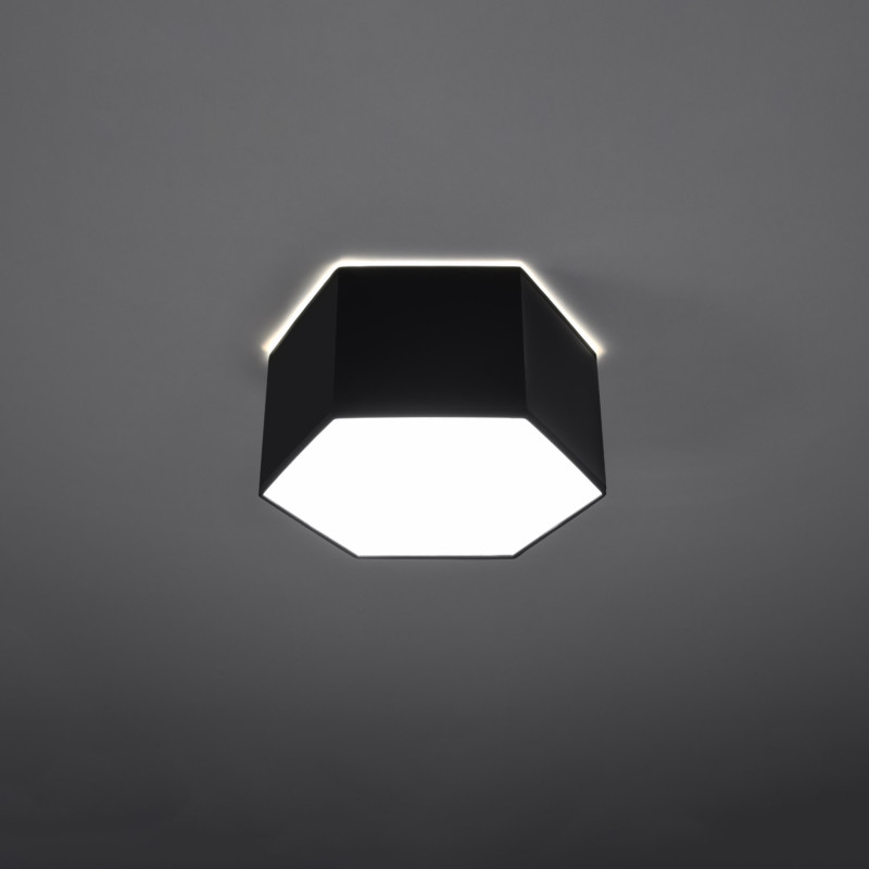 Taklampa SUNDE 15 svart