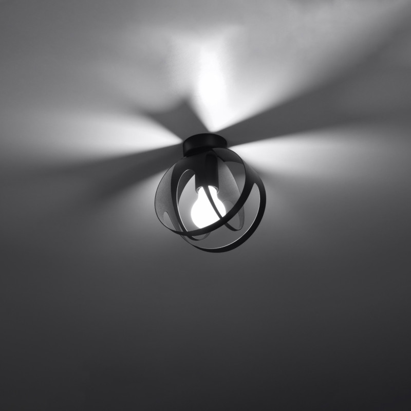 Taklampa TULOS svart Taklampa TULOS svart
