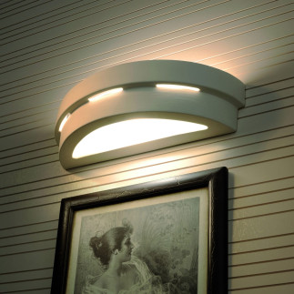 Vägglampa keramisk HELIOS