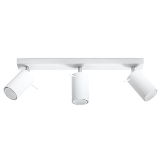 Taklampa RING 3 vit