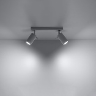 Taklampa RING 2 vit