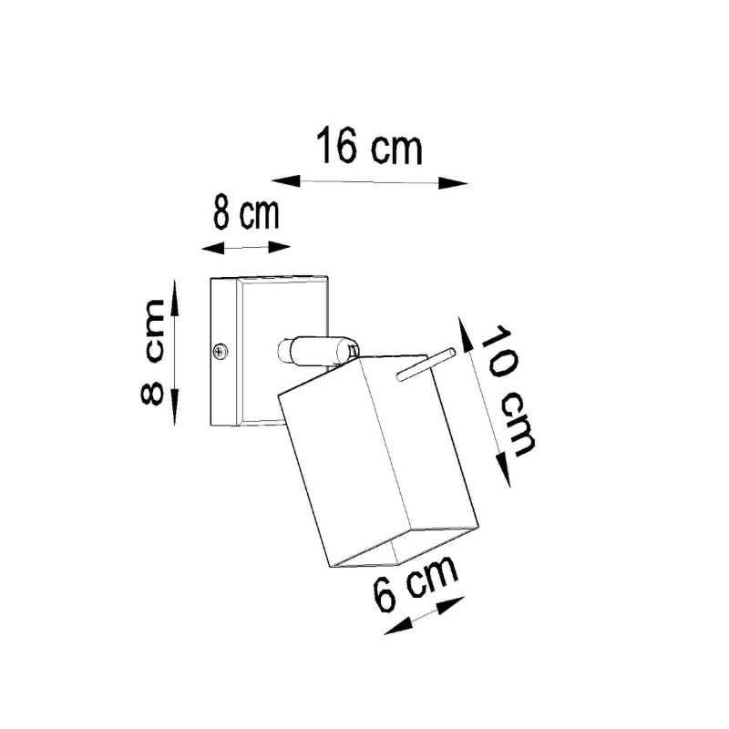Vägglampa MERIDA vit Vägglampa MERIDA vit