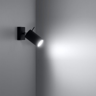 Vägglampa RING svart Vägglampa RING svart