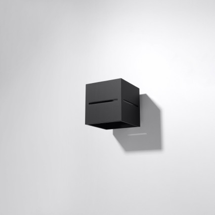 Vägglampa LOBO svart